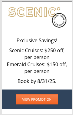 Current cruise promotion - Scenic