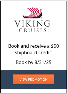 Current cruise promotion - Viking Cruises